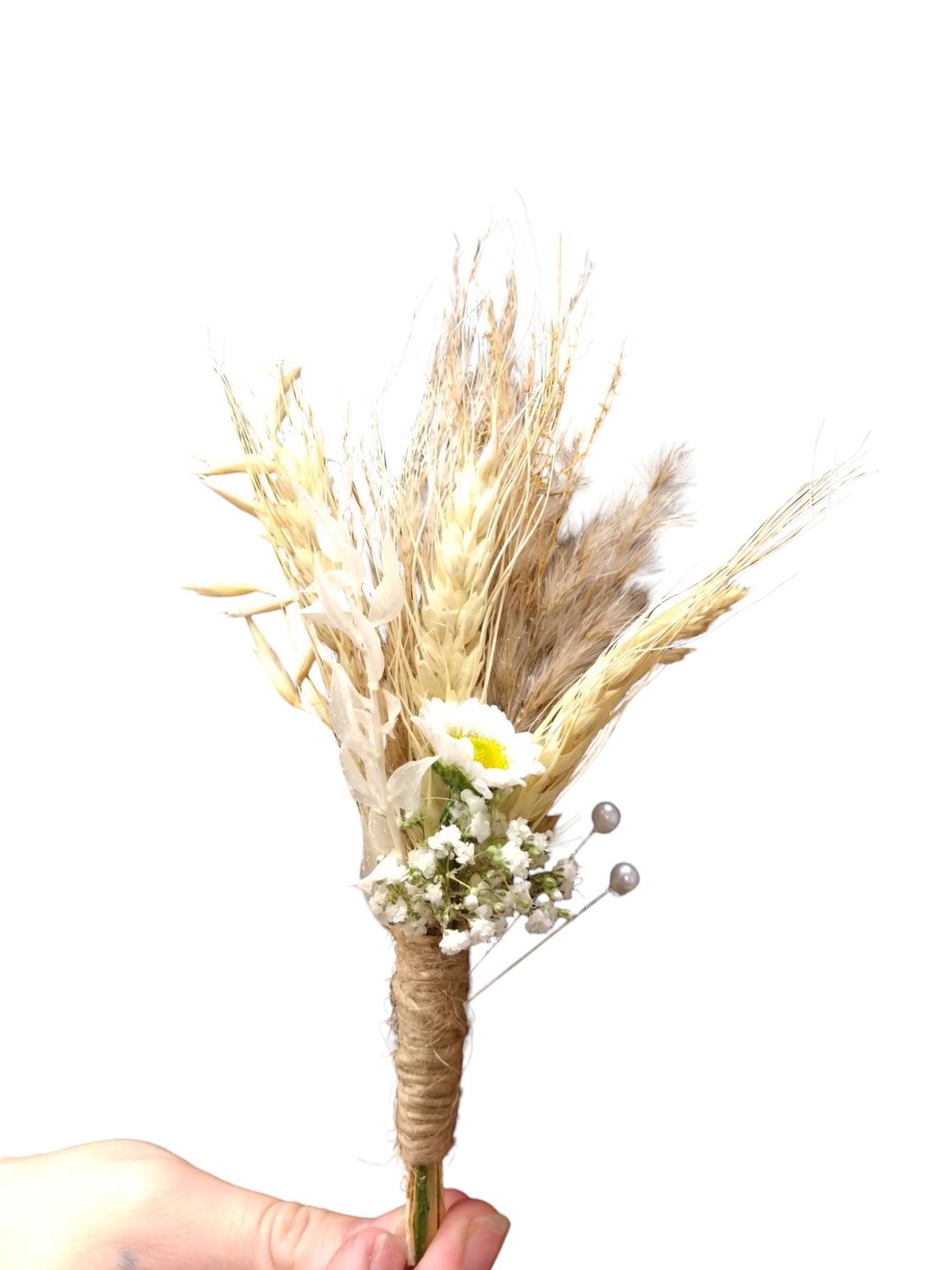 Mini Daisie and Dried Boutonniere