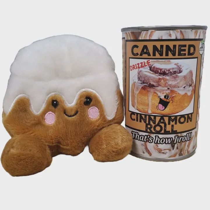 Canned Cinnamon Roll Plushie