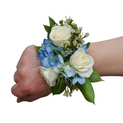 Baby Blue Corsage