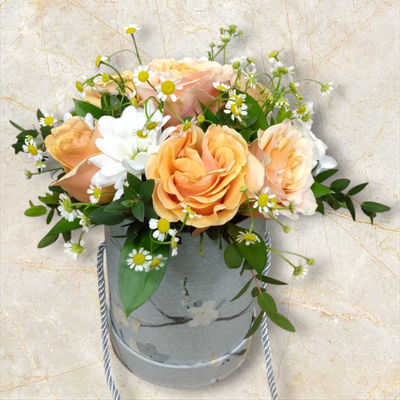 The Coral Roses Hatbox