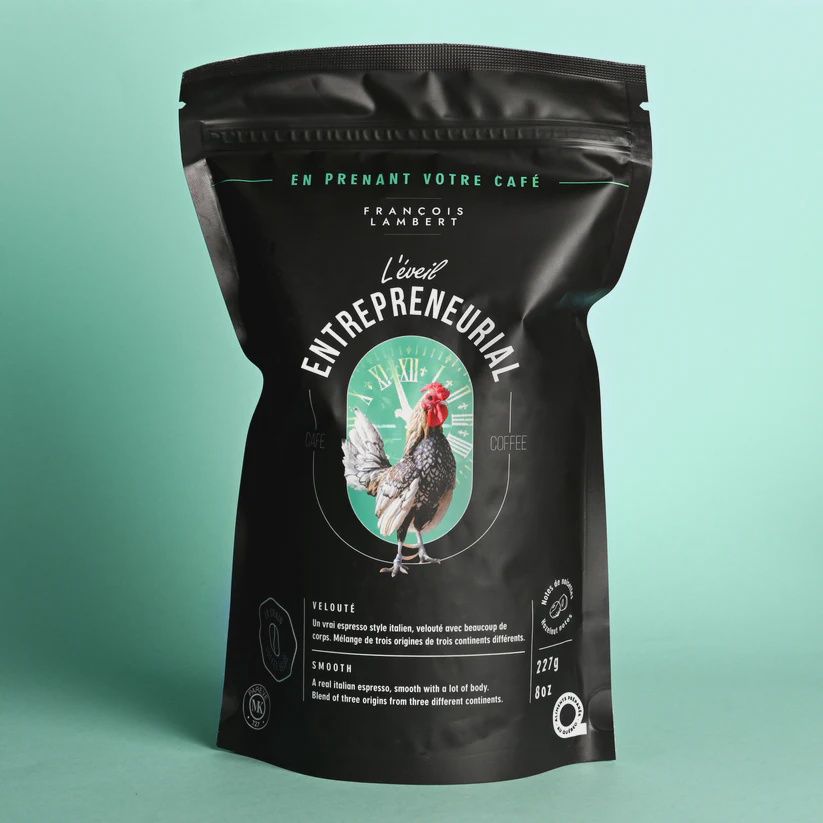 Entrepreneurial awakening Velvety coffee