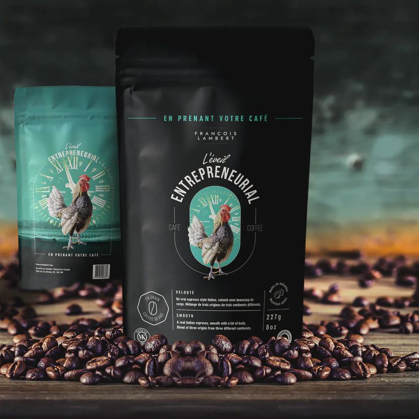 Entrepreneurial awakening Velvety coffee