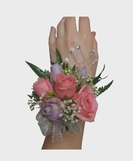 Princess Pink and Purple Corsage