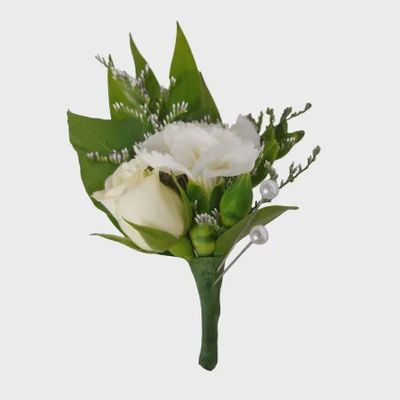 Simple White Corsage