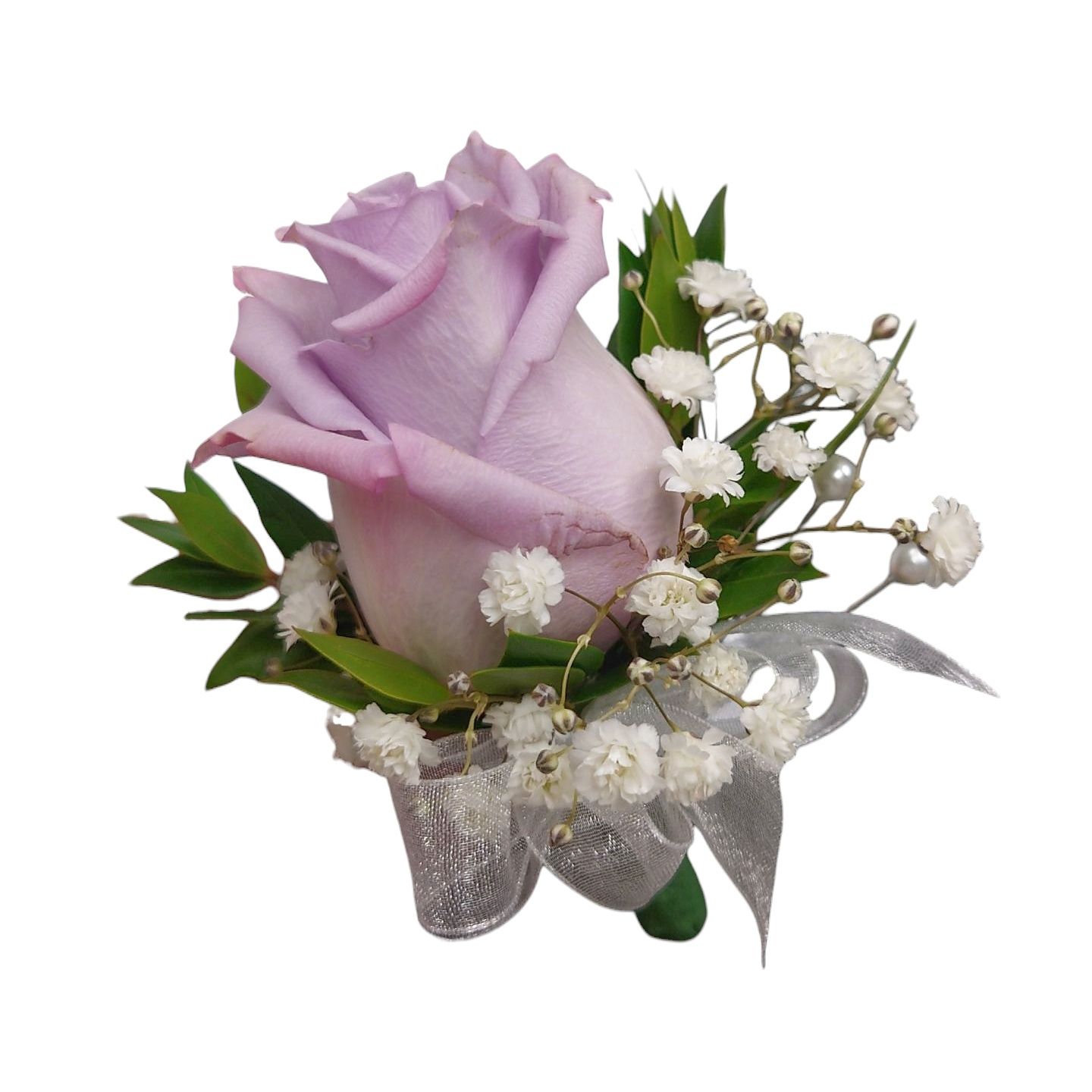Lavender Boutonniere