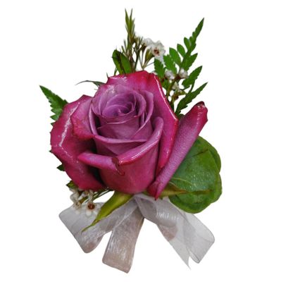 Violet Beauty Boutonniere