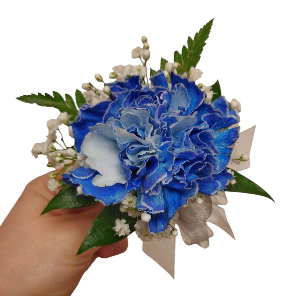 Ocean Blue Boutonniere