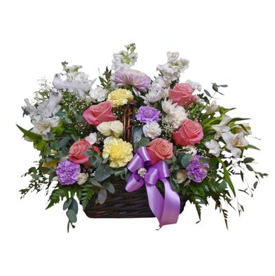 The Love Bird  Flower  Basket