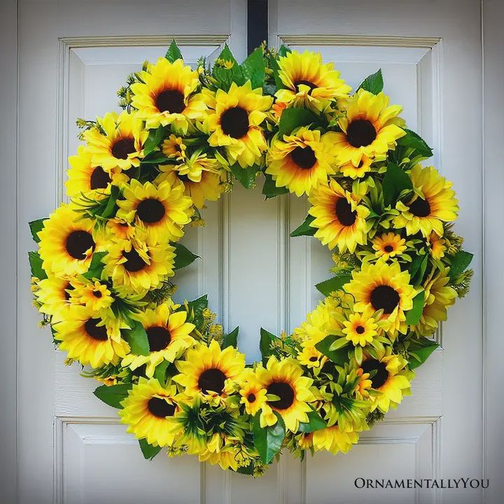20&quot; Sunflower Wreath