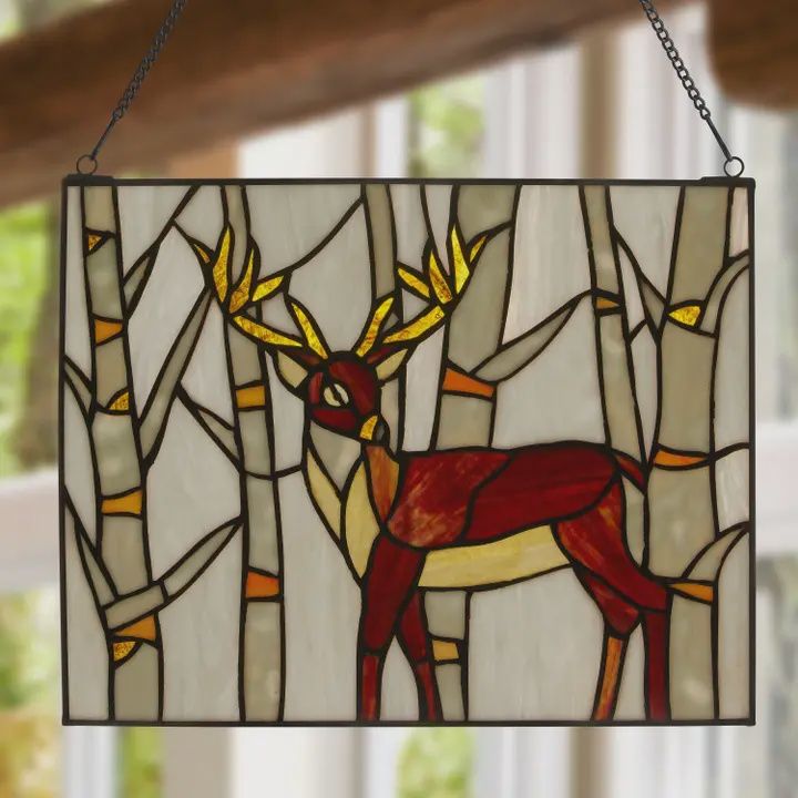 Majestic Deer Stained Glass