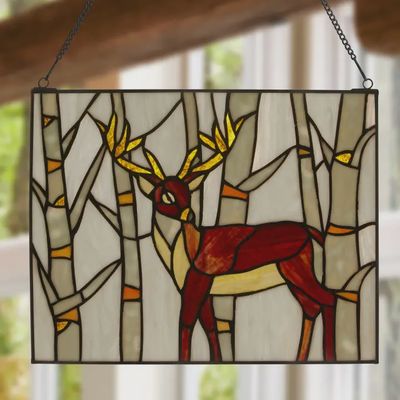 Majestic Deer Stained Glass