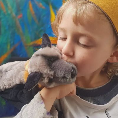 11" Plush Fruit Bat Stuffed Animal