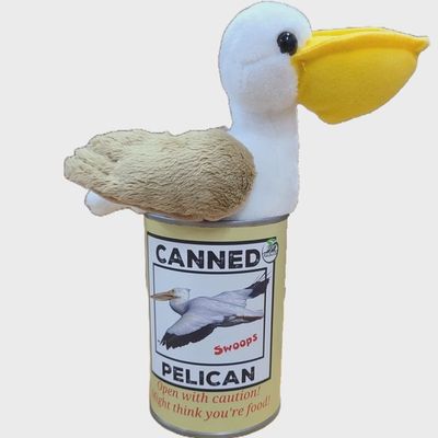 Canned Pelican Plushie