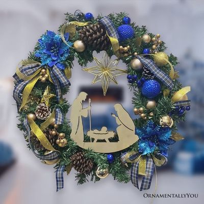 Nativity Christmas Wreath