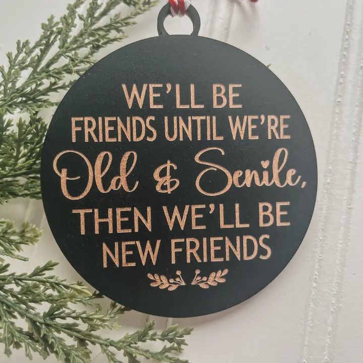 Old &amp; Senile Friends Ornament