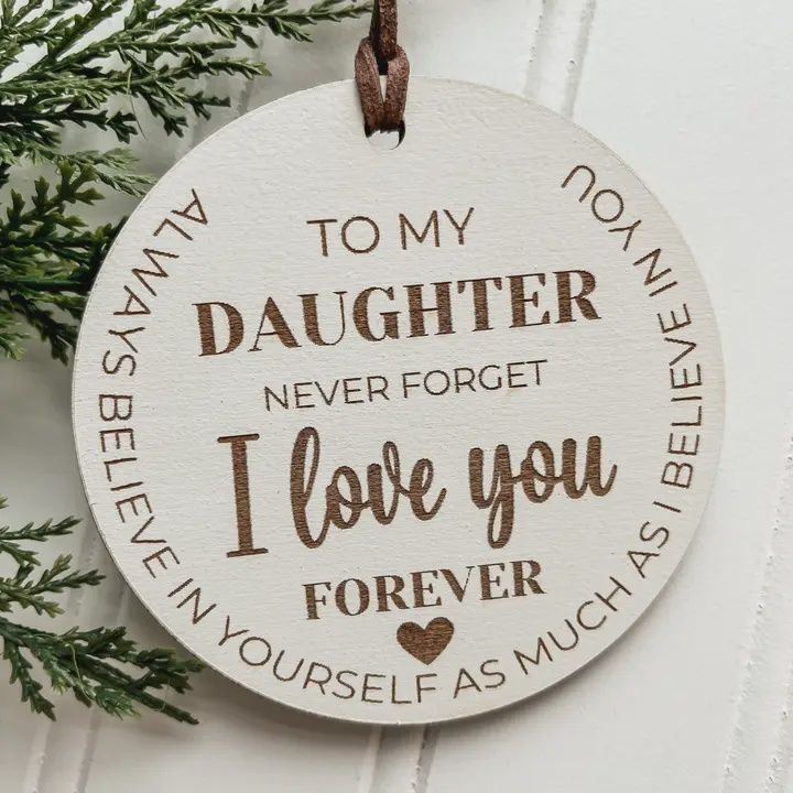 To My Daughter Ornament