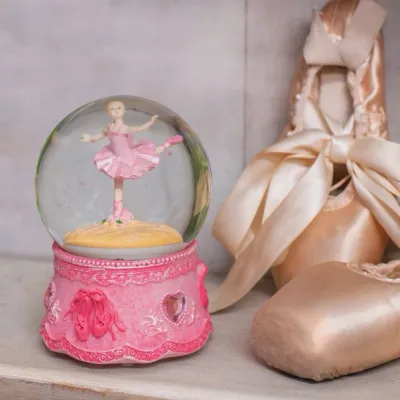 Dancing Ballerina Rotating Musical Snow Globe