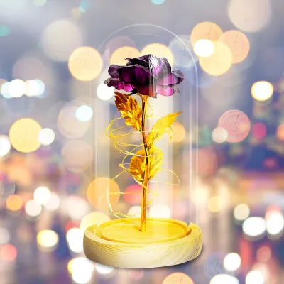 Eternal Rose Globe Purple