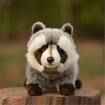 12" Plush Raccoon Stuffed Animal (14" including Tail)