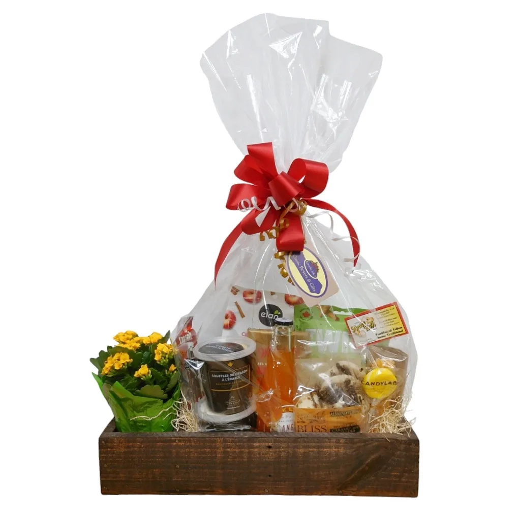 Blooming Treats Gift Basket