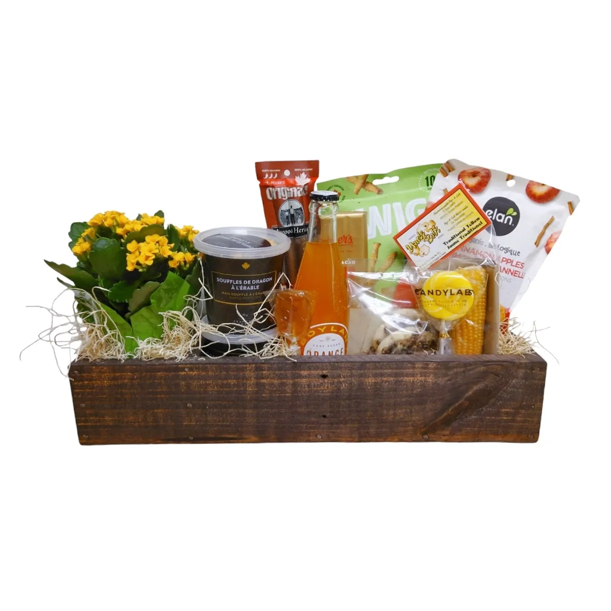 Panier-Cadeau Délices Fleuris