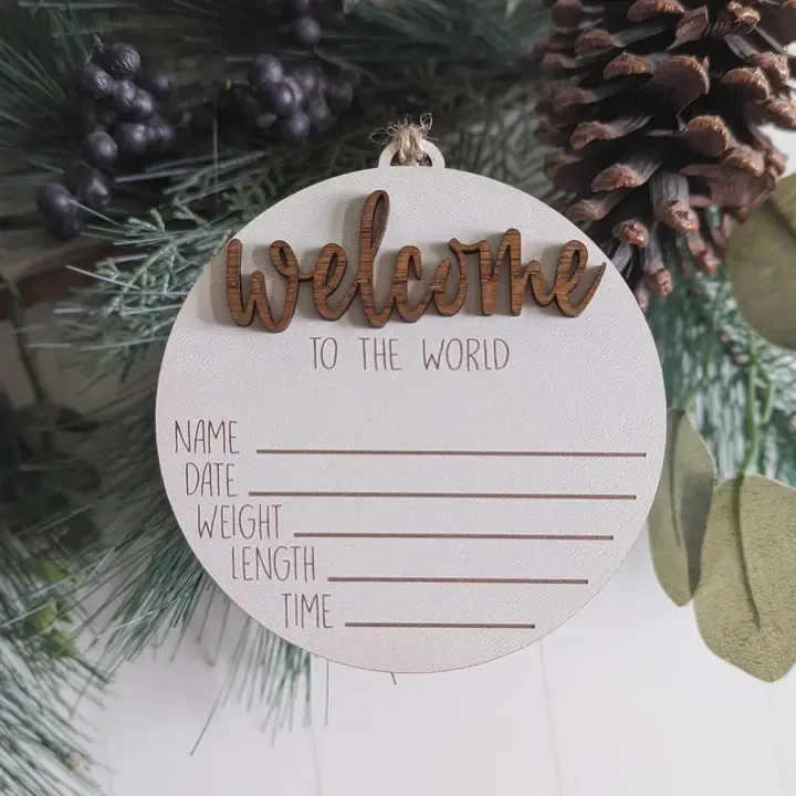 Welcome Baby Ornament