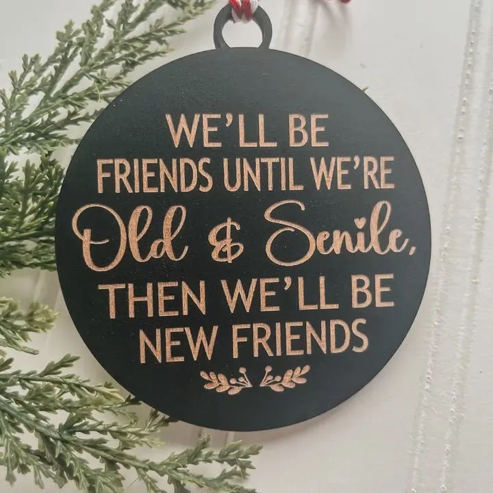 Old &amp; Senile Friends Ornament