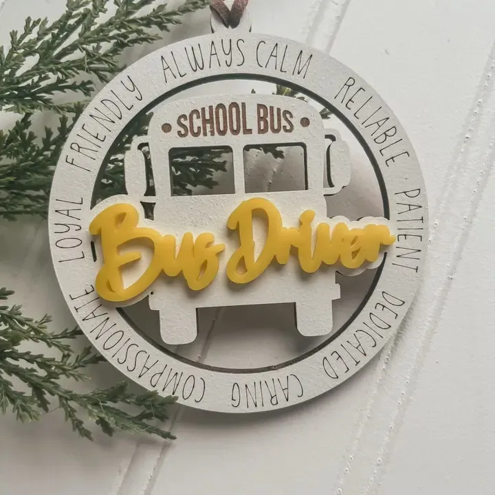 School Bus Driver Ornament