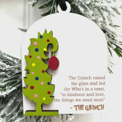 To Kindness and Love Christmas Ornament