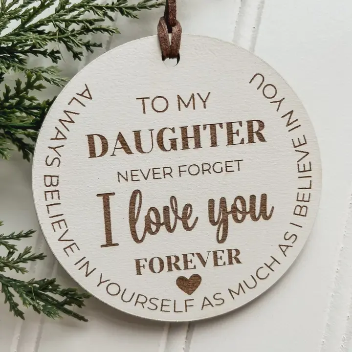 To My Daughter Ornament