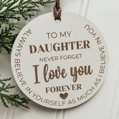 To My Daughter Ornament