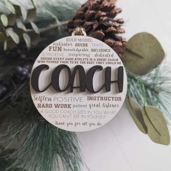 Coach Ornament
