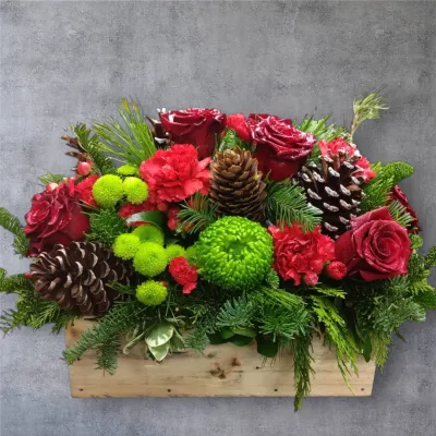 Christmastime Flower Box