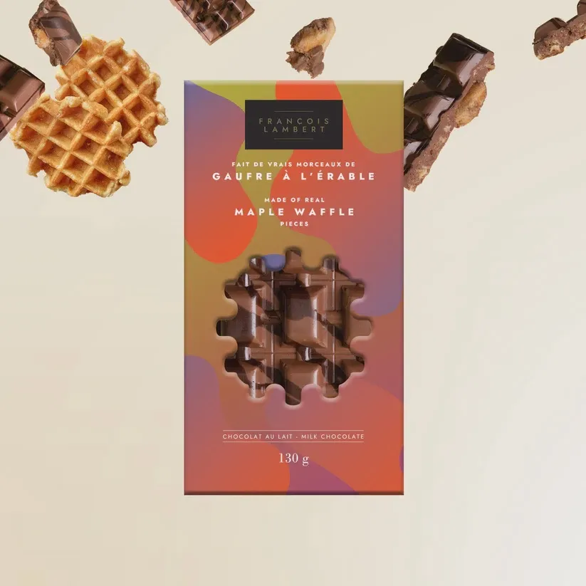 Milk Chocolate Maple Waffle Bar
