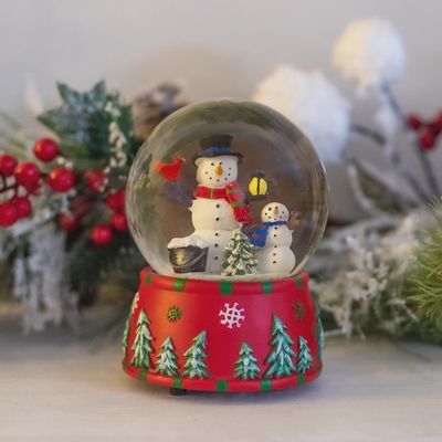 Snowman Musical Snow Globe