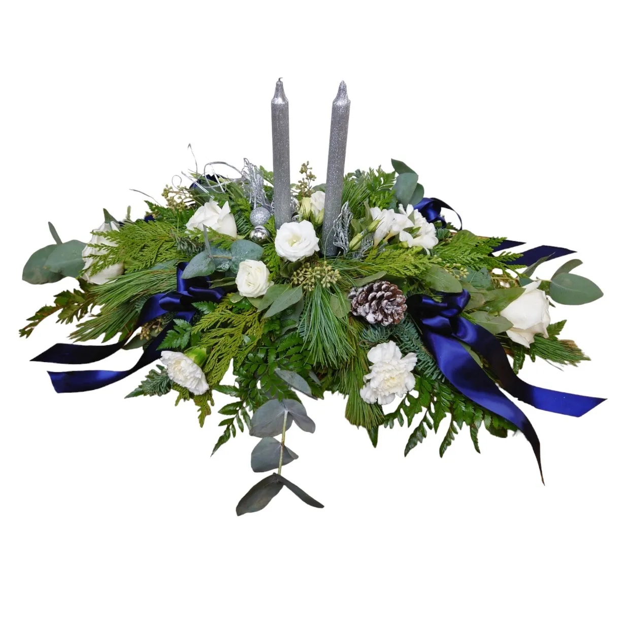 Silver Frost Centerpiece