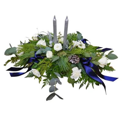 Silver Frost Centerpiece