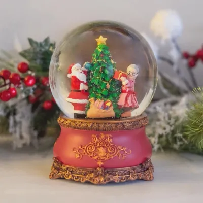 Santa Musical Snow Globe