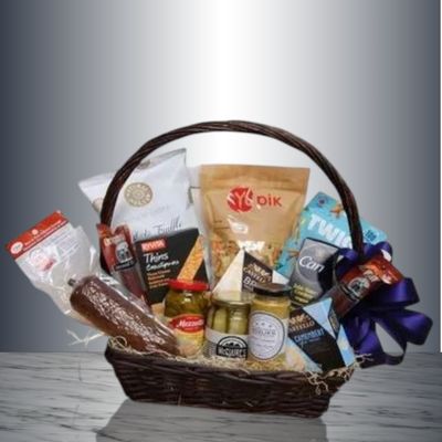 Panier Gourmet de Charcuteries et Fromages