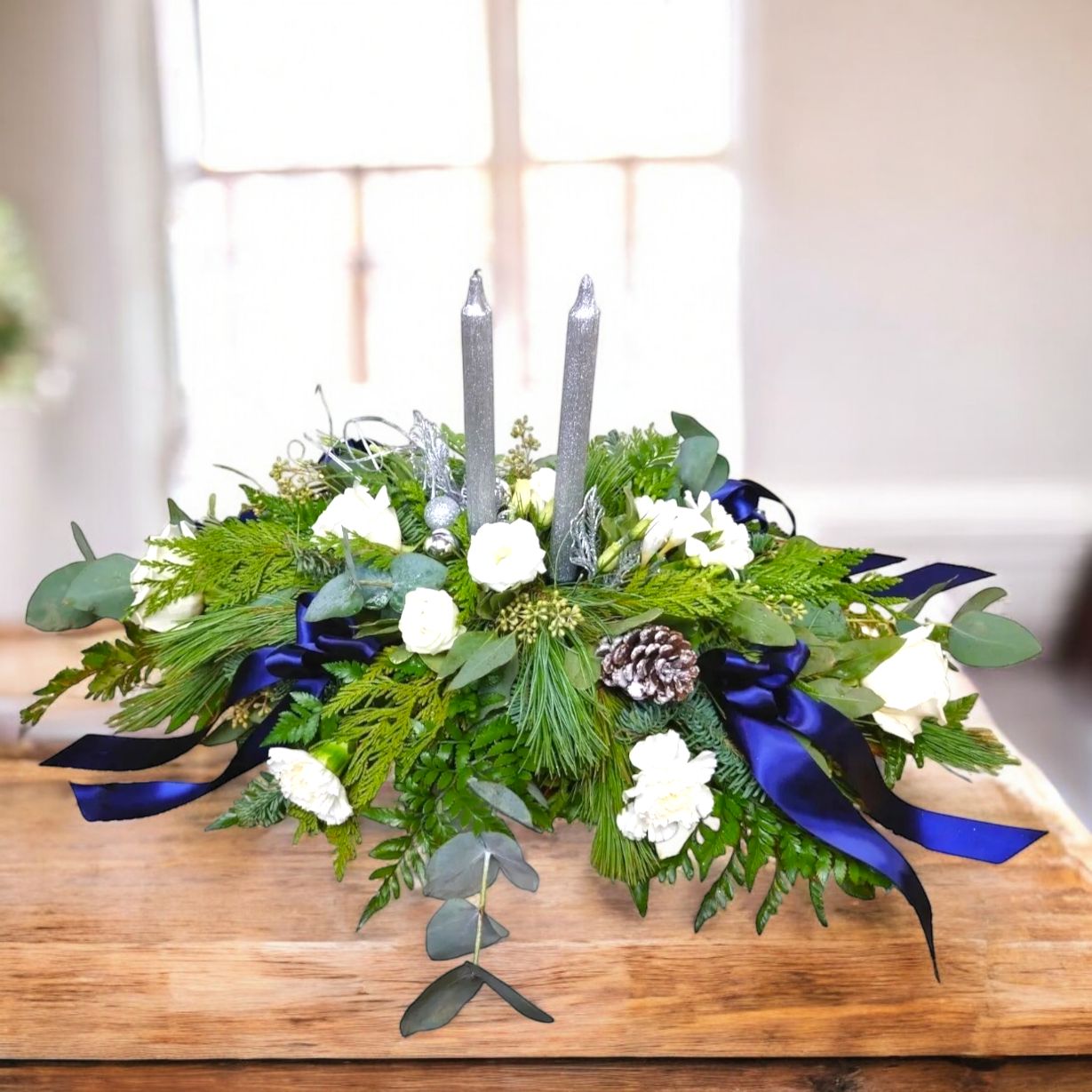 Silver Frost Centerpiece