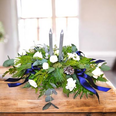 Silver Frost Centerpiece