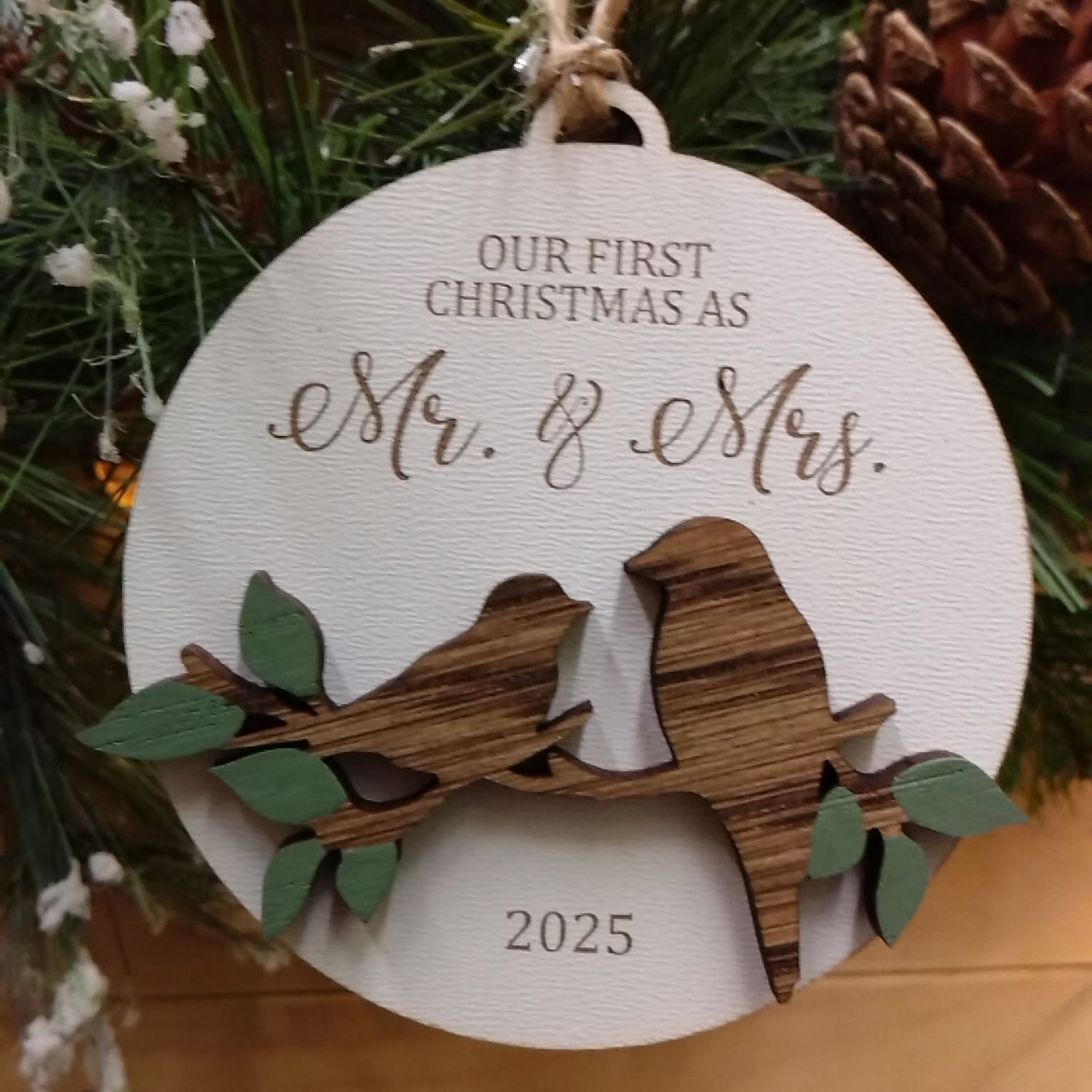 Our First Christmas Married Ornament
