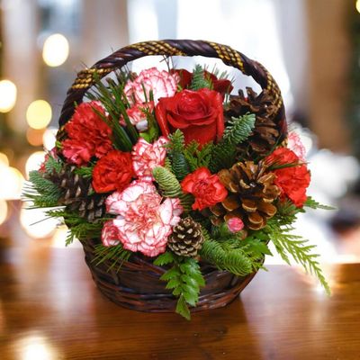 Candy Lane Flower Basket