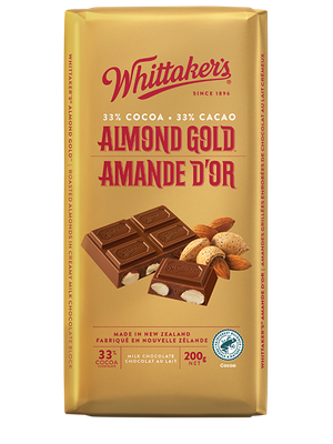 Almond Gold Milk Chocolate Bar