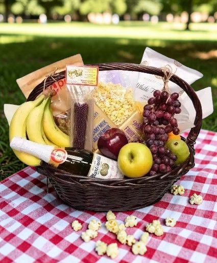 Fruits and Treats Gift Basket