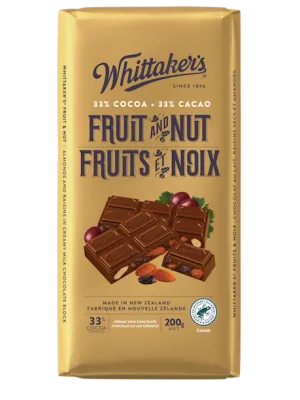 Fruit and Nut Milk Chocolate Bar