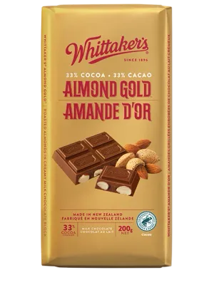 Almond Gold Milk Chocolate Bar