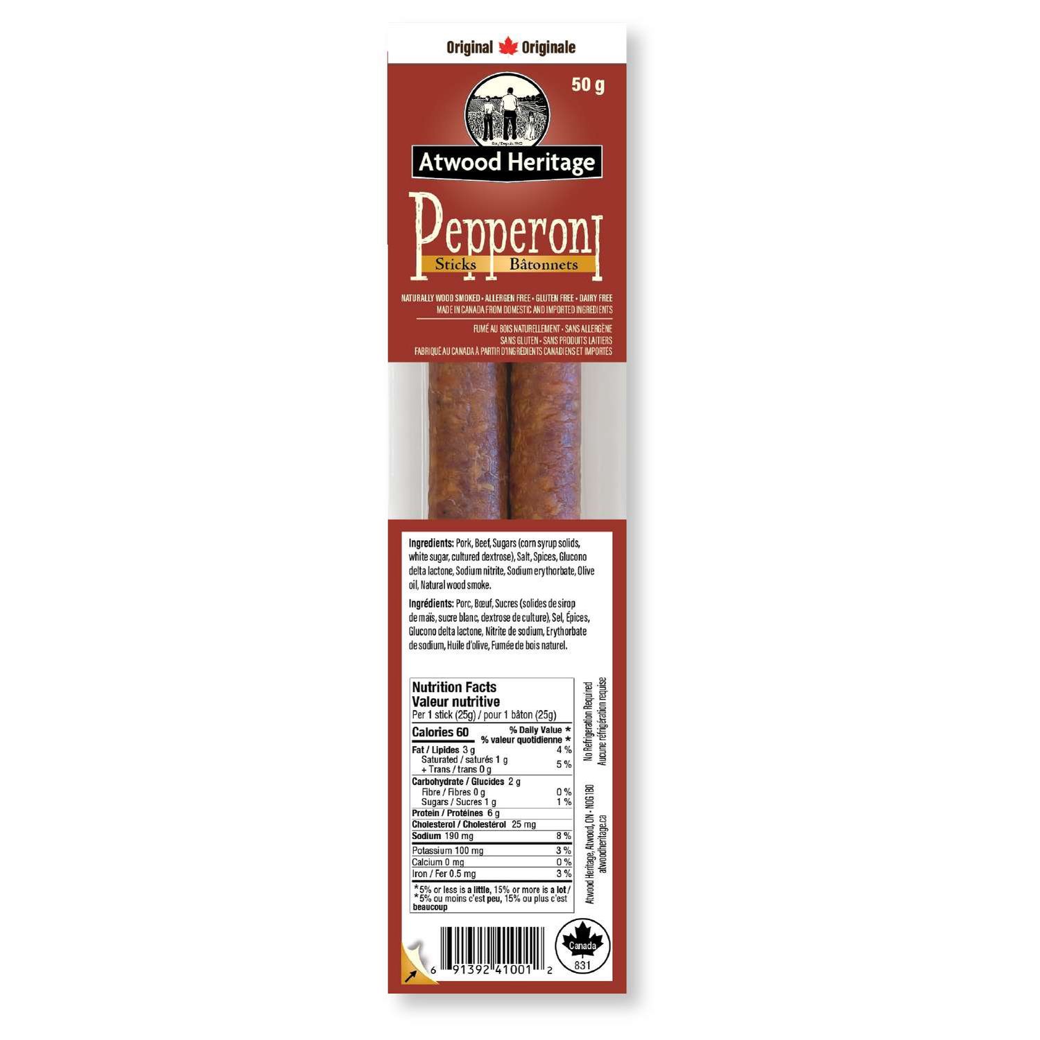 Original Pepperoni Snack Sticks 2 Pack