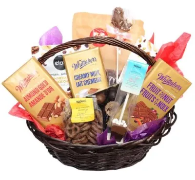 Panier Cadeau Chocolat et Noix