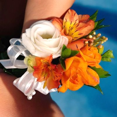 Orange Beauty Corsage